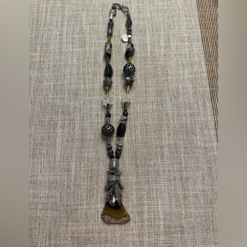 Don Drumm Pewter Shells Pendant Necklace- One of a Kind